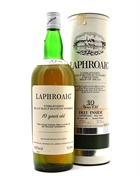 Laphroaig 10 år oblandad gammal version Islay Malt Whisky 100 cl 43%
