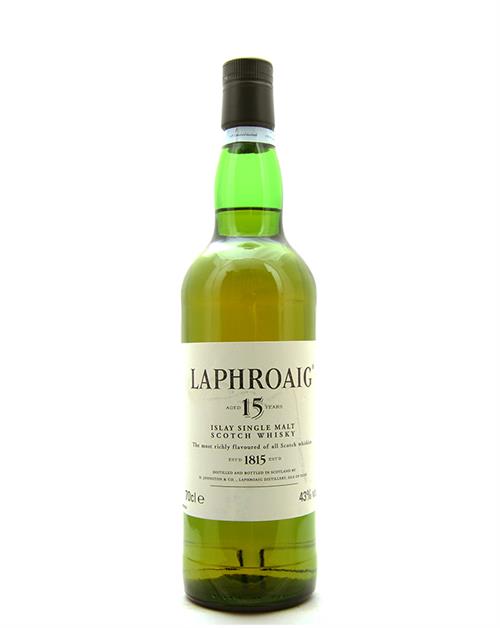 Laphroaig Old Version 15 år Islay Single Malt Scotch Whisky 43%