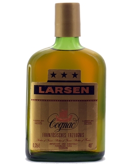 Larsen Cognac Tre Stjärnor Vintage flaske French Fine Champagne Cognac 35 cl 40%