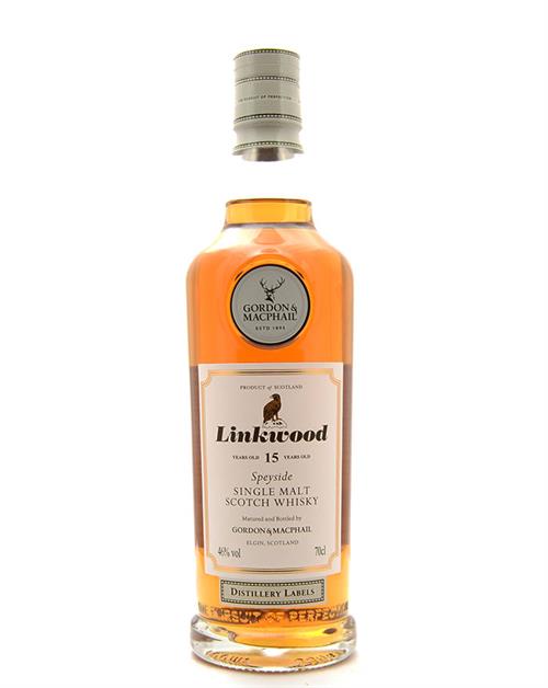 Linkwood 15 år Gordon MacPhail Distillery Label Speyside Malt Whisky 46%