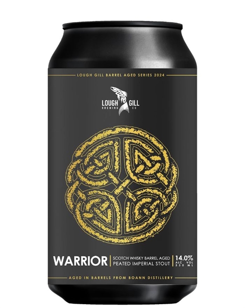 Lough Gill Warrior Barrel Aged Series 2024 Irish Peated Imperial Stout Specialöl Burköl 330 ml 14%