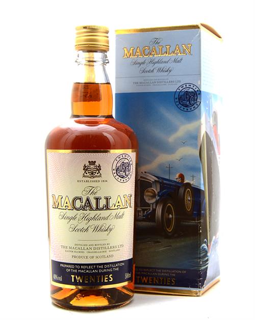 Macallan Travel Series 1920-talet 20-talet Single Speyside Malt Whisky 50 cl 40%