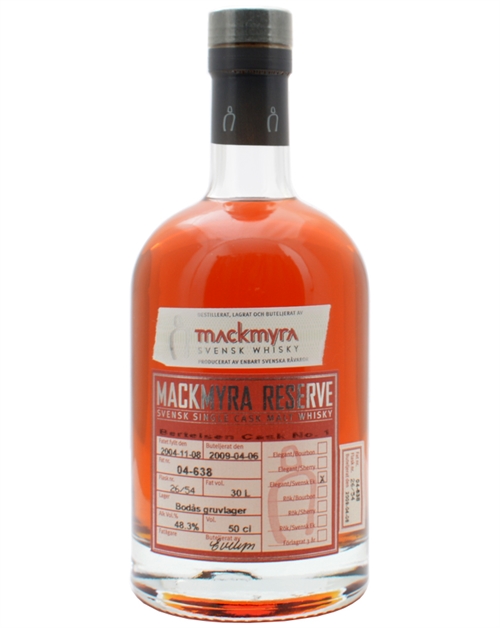 Mackmyra Reserve Bertelsen Cask No.1 Svensk Single Malt Whisky 50 cl 48,3%