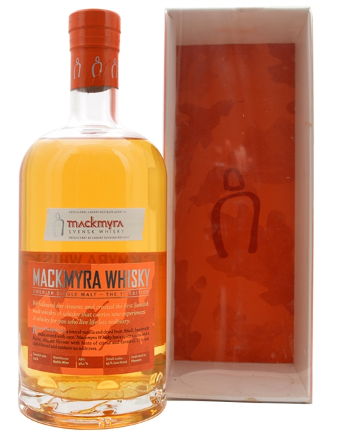 Mackmyra First Edition - The 1. st. Edition Svensk Single Malt Whisky 46,1%