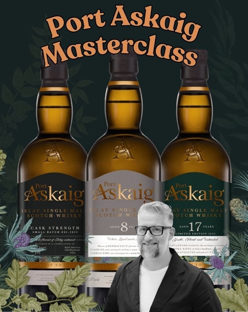 Masterclass Elixir Distillers Port Askaig kl. 16.00 Sydbank Arena 1 mars 2025 Skriv ut själv