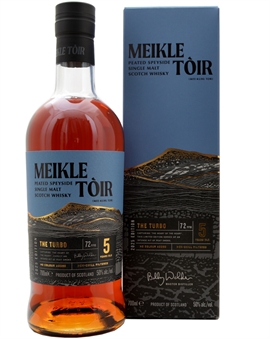 Meikle Toir 5 år The Turbo 2025 Edition Peated Speyside Single Malt Scotch Whisky 70 cl 50%