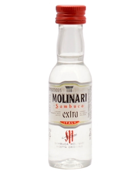 Molinari Miniature Sambuca Extra Likör Italien 3 cl 42%