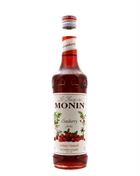 Monin Cranberry / Tranbär Sirap Franska Likör 70 cl