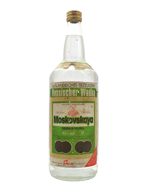 Moskovskaya Original Old Version Ryska Osobaya Vodka 100 cl 40%