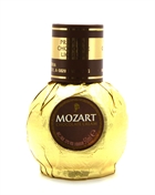 Mozart Miniatyr Guld Choklad Salzburg Premium Spirit Cream Likør 5 cl 17%