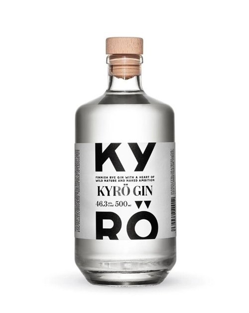 Napue Kyro Gin från Finland innehåller 50 cl gin med 46,3 procent alkohol