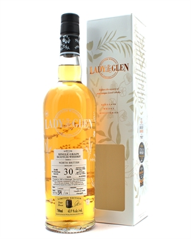 North British 1993/2024 Lady of the Glen 30 år Lowland Single Grain Scotch Whisky 70 cl 43,9%