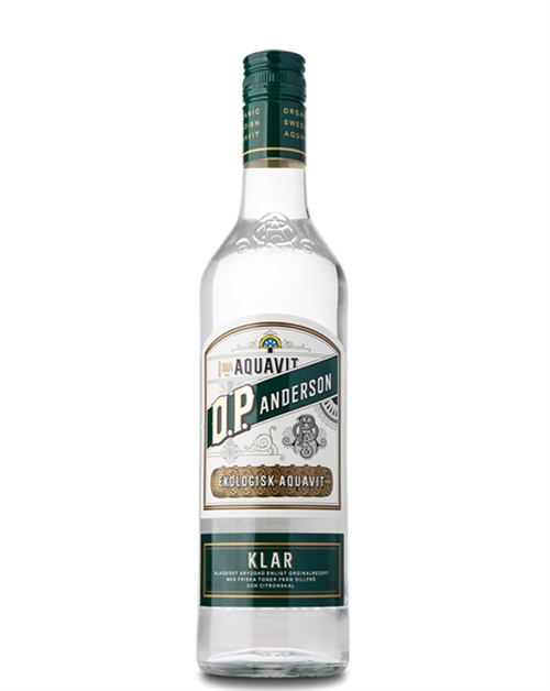 OP Anderson Clear Swedish Organic Akvavit 70 cl 40%