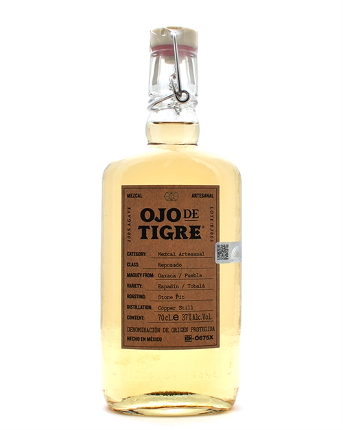 Ojo de Tigre Reposado Mezcal 70 cl 37%