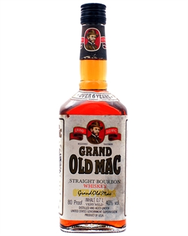 Old Grand Mac Straight Bourbon Whiskey Vintage Flaska 70 cl 40%