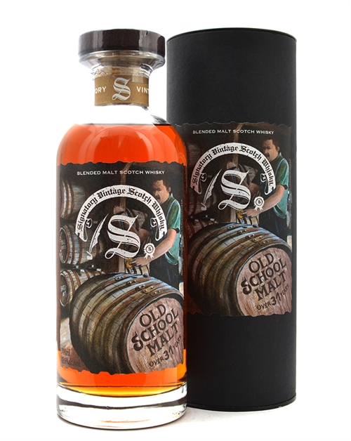 Old School Malt Signatory Vintage 31 år Blended Malt Scotch Whisky 70 cl 43,5%