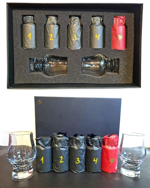Bertelsens Favoriter Whisky Adventskalender 5 x 3 cl Unika Whiskyprover Julkalender