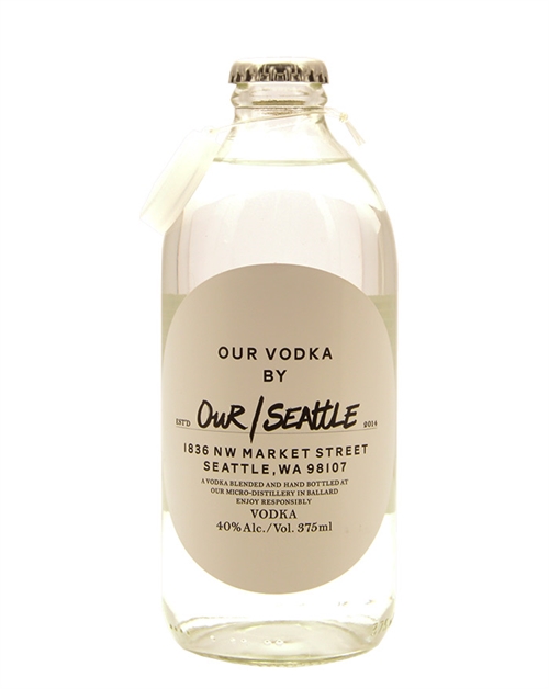 Our Vodka By Seattle Premium Vodka 37,5 cl 40%