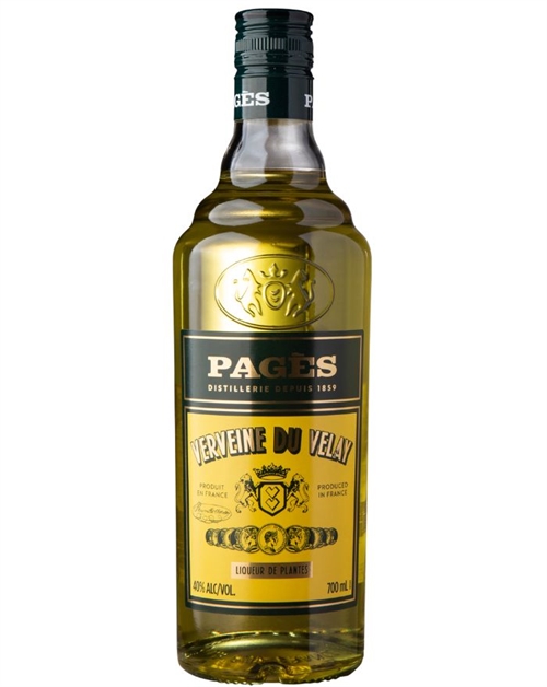 Pages Verveine Du Velay Yellow Fransk Likør Vedrenne 70 cl 40%