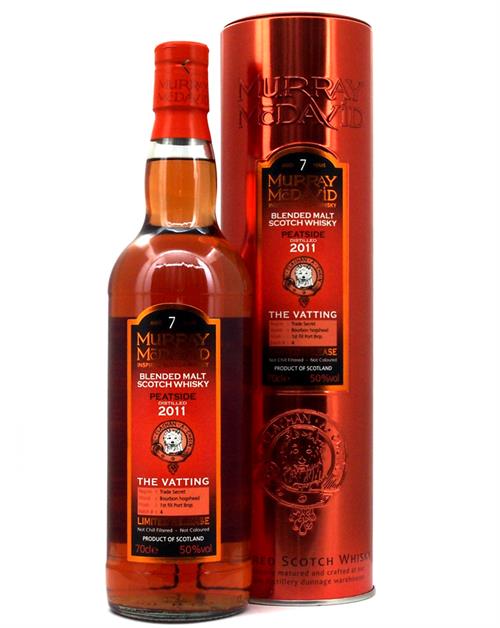 Peatside 2011 Murray McDavid 7 Years Blended Malt Scotch Whisky 50%