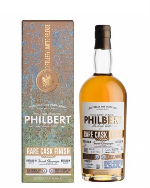 Philbert Oloroso 2012/2015 Rare Cask Finish 3 år Single Estate Franska Cognac 70 cl 41,5%