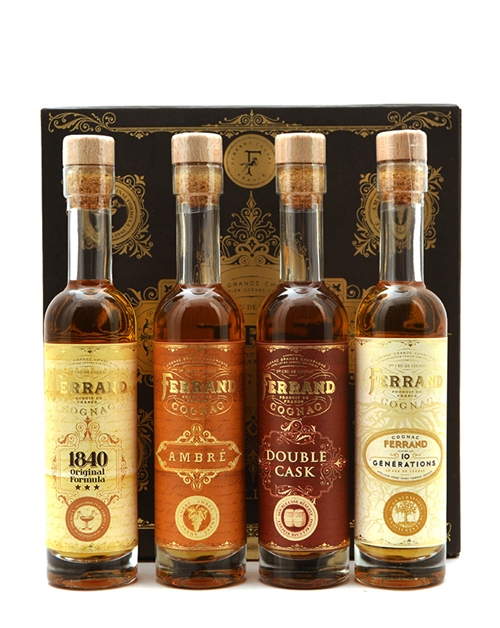 Pierre Ferrand Miniature Presentset The Collection 1er Cru De Franska Cognac 4x10 cl 40-46%