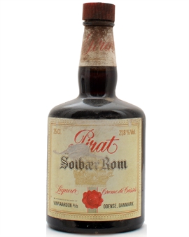 Pirat Svartvinbärsrom Likör Vintageflaska 10 Dansk Svartvinbärslikör 35 cl 21,8%