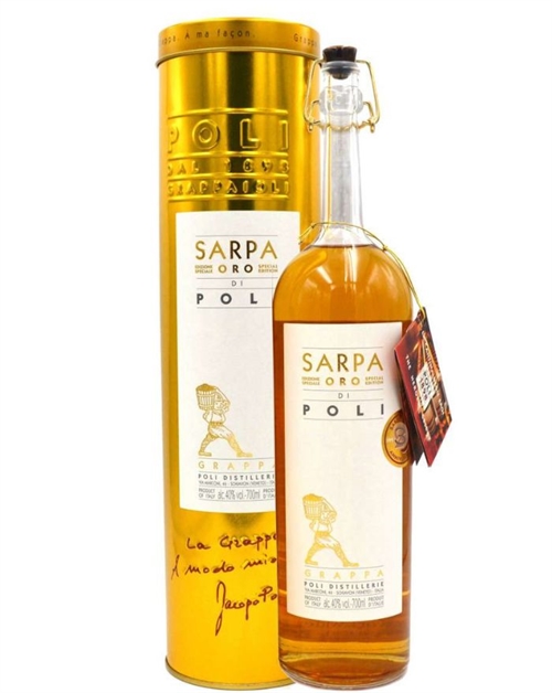Poli Sarpa Oro Grappa 30 Anniversario 1991–2021 Special Edition Italien 40%