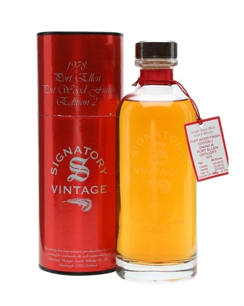 Port Ellen 1978 Signatory Vintage Port Wood Finish Edition 2 Single Islay Malt Whisky 59,3 procent alkohol og 70 centiliter