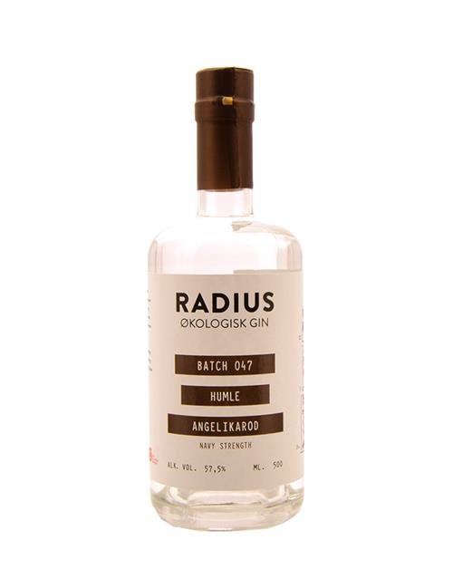 Radius Batch nr. 047 Humle Angelicarot Dansk Marinstyrka Ekologisk Gin 50 cl 57,5%