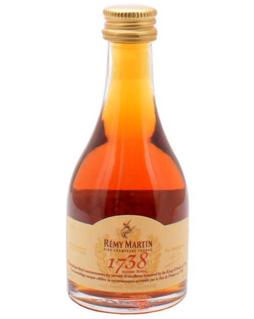 Remy Martin Miniatyr 1738 Accord Royal Franska Cognac 5 cl 40%