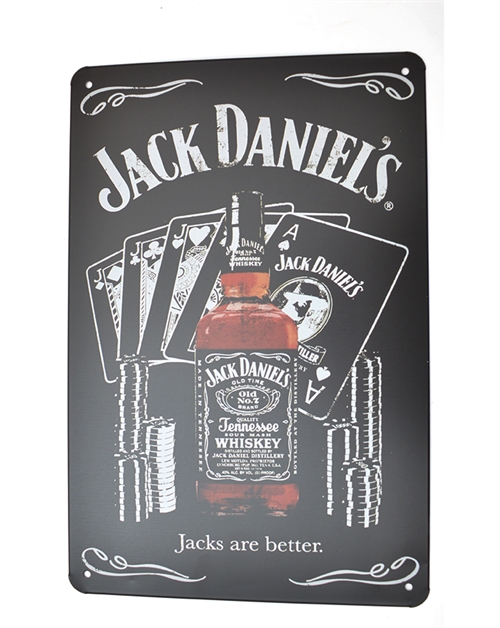 Retro Metallskylt - Jack Daniel\'s Jacks are better