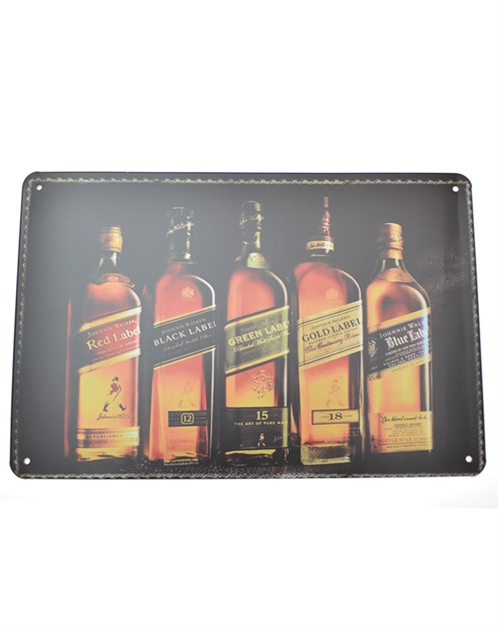 Retro Metallskylt - Johnnie Walker Whisky