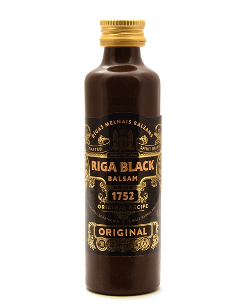 Riga Black Balsam Miniature Original Lettland Örtbitter 4 cl 45%