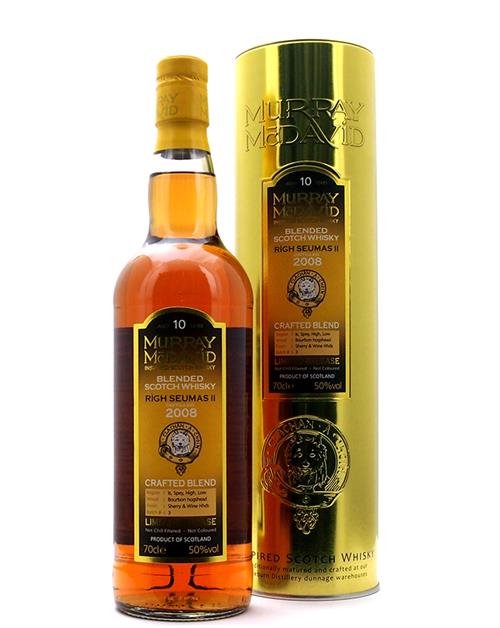 Righ Seumas II 2008 Murray McDavid 10 Years Blended Scotch Whisky 50%