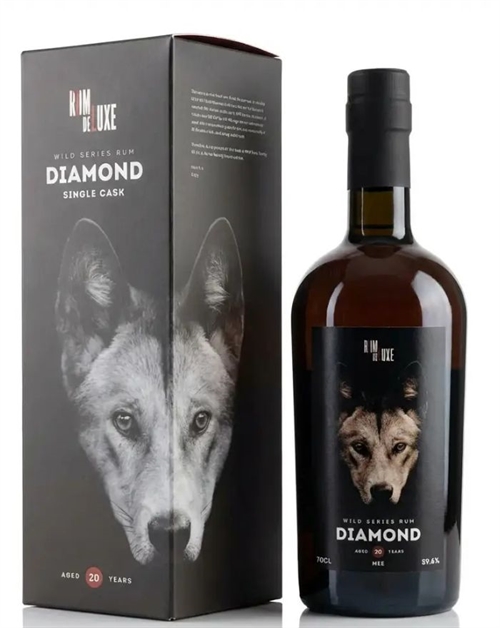 RomDeLuxe Wild Series Rum Diamond 20 år MEE Guyana Single Cask Rom 70 cl 59,8%