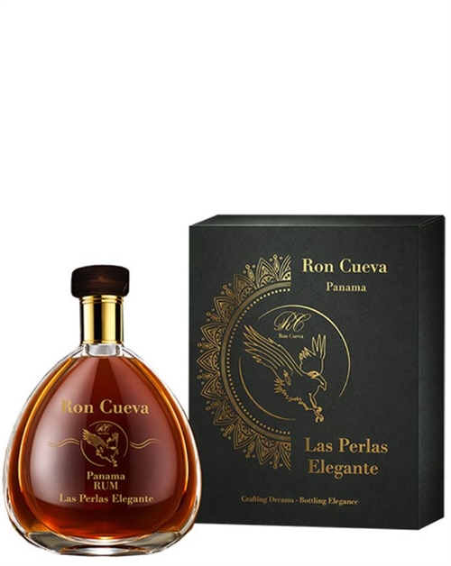 Ron Cueva 1501 Panama Rum Las Perlas Elegante 18 år Solera Rom 70 cl 40%