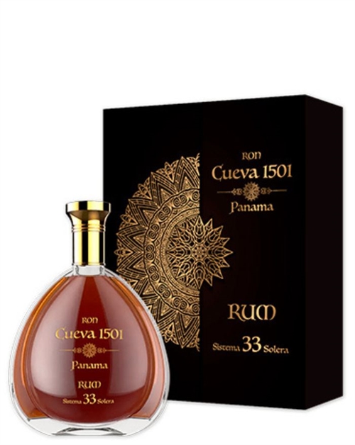 Ron Cueva 1501 Panama Rum 33 år Solera Rom 70 cl 40%