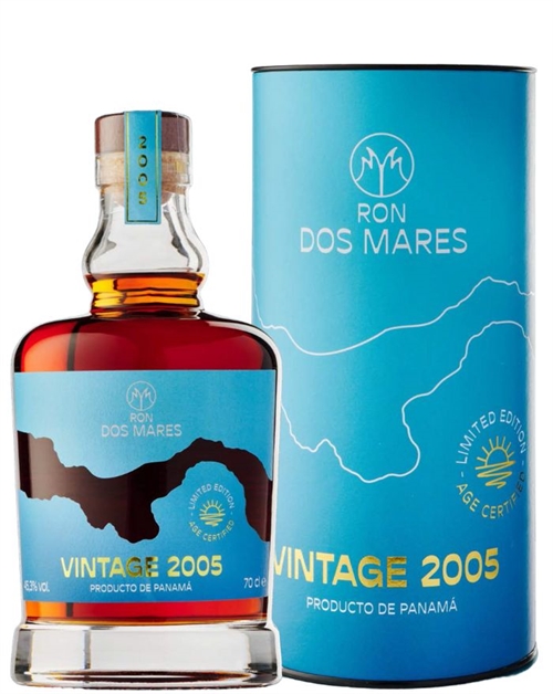 Ron Dos Mares 2005 Vintage Limited Edition 19 år Panama Rom 70 cl 45,3%