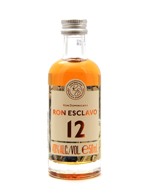 Ron Esclavo Miniature Solera 12 år Dominikanska Republiken Rom 5 cl 40%