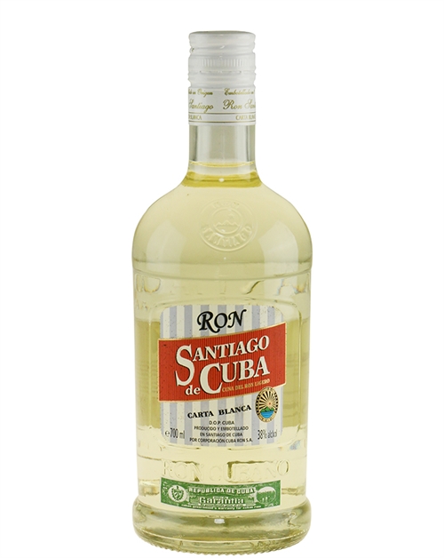 Ron Santiago de Cuba Carta Blanca Vit Rom 70 cl 38%