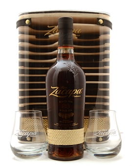 Ron Zacapa 23 år Gavesæt m. 2 glas Sistema Solera Gran Reserva Guatemala Rom 40%