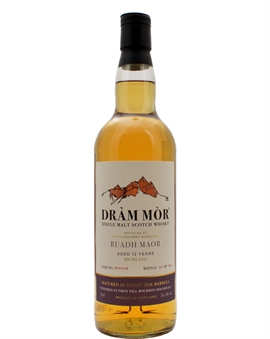 Flaska av Glenturret Ruadh Maor 12 år Dràm Mòr whisky