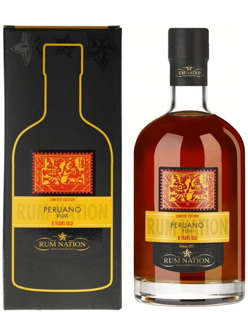 Rum Nation Peruano 8 år 2017 Release Peru Rom 42%
