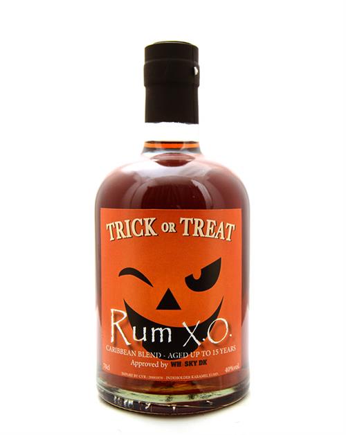 Rum XO Trick or Treat 15 år Batch nr. 4 blandad karibisk rom 40 %