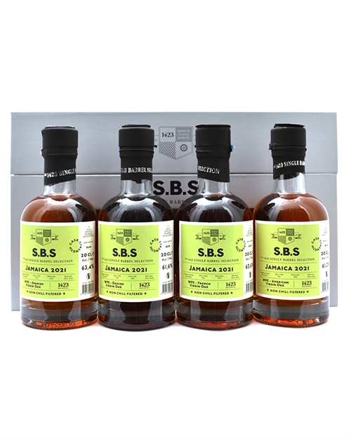 SBS 2021/2023 Gåvoset 1423 Single Barrel Selection Jamaica Rom 4x20 cl