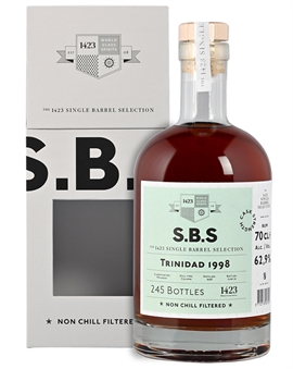 SBS Caroni 1998/2022 Trinidad 24 år Single Barrel Selection Rom 70 cl 62,9%