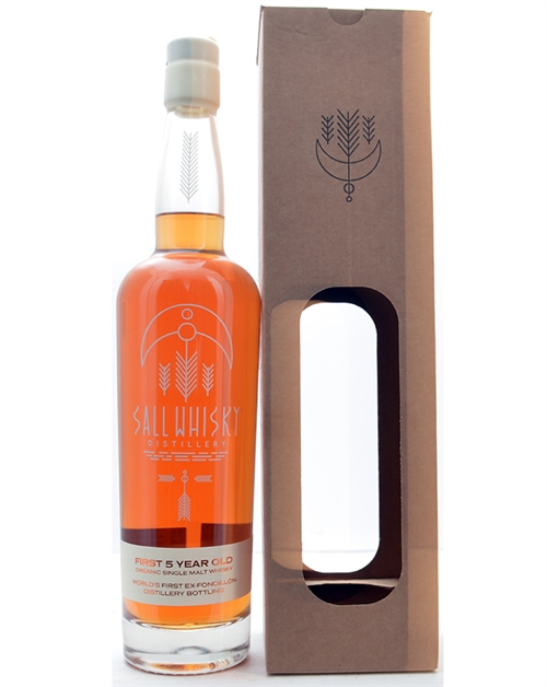 Sall Whisky 5 år Fondillón Cask Ekologisk Single Malt Dansk Whisky 70 cl 55,4%