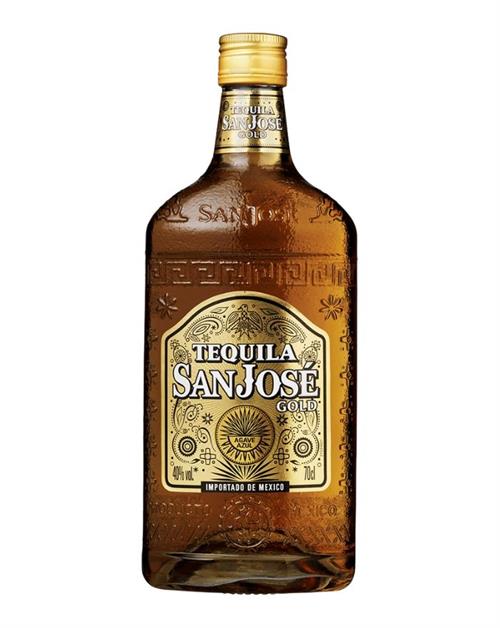 San Jose Tequila Gold från Mexiko med 70 centiliter och 40 procent alkohol