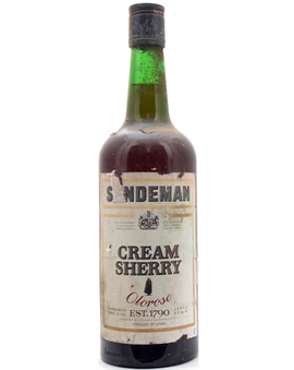 Sandeman Cream Sherry Oloroso Vintage Flaske Spanien 70 cl 18%